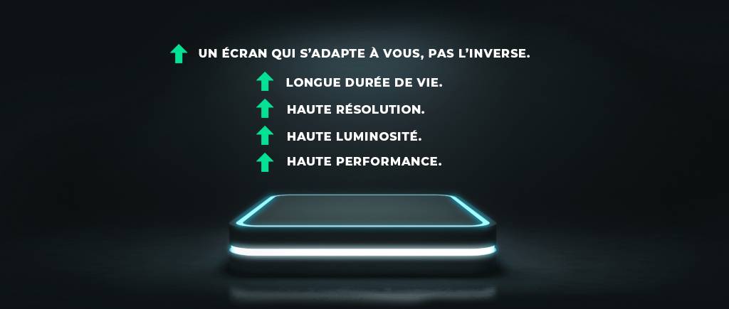 Avantages de l'écran LED