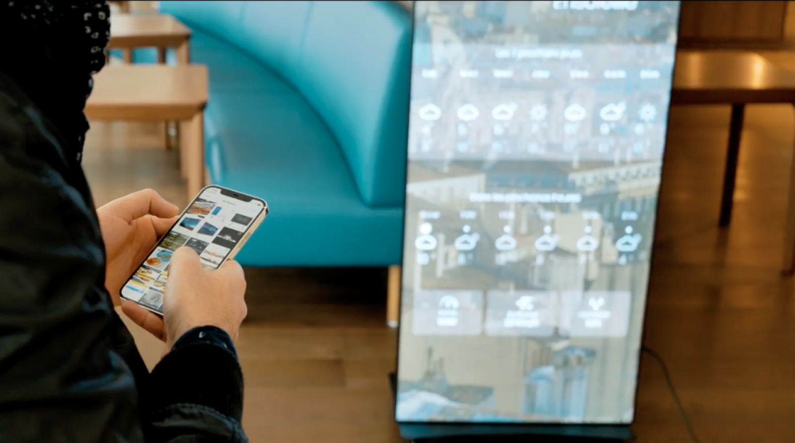 Envoi contenu video via Viplex vers kakemono