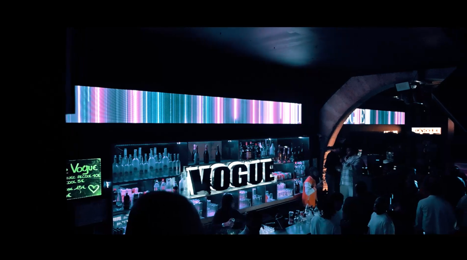 Écran LED bandeau VOGUE Club