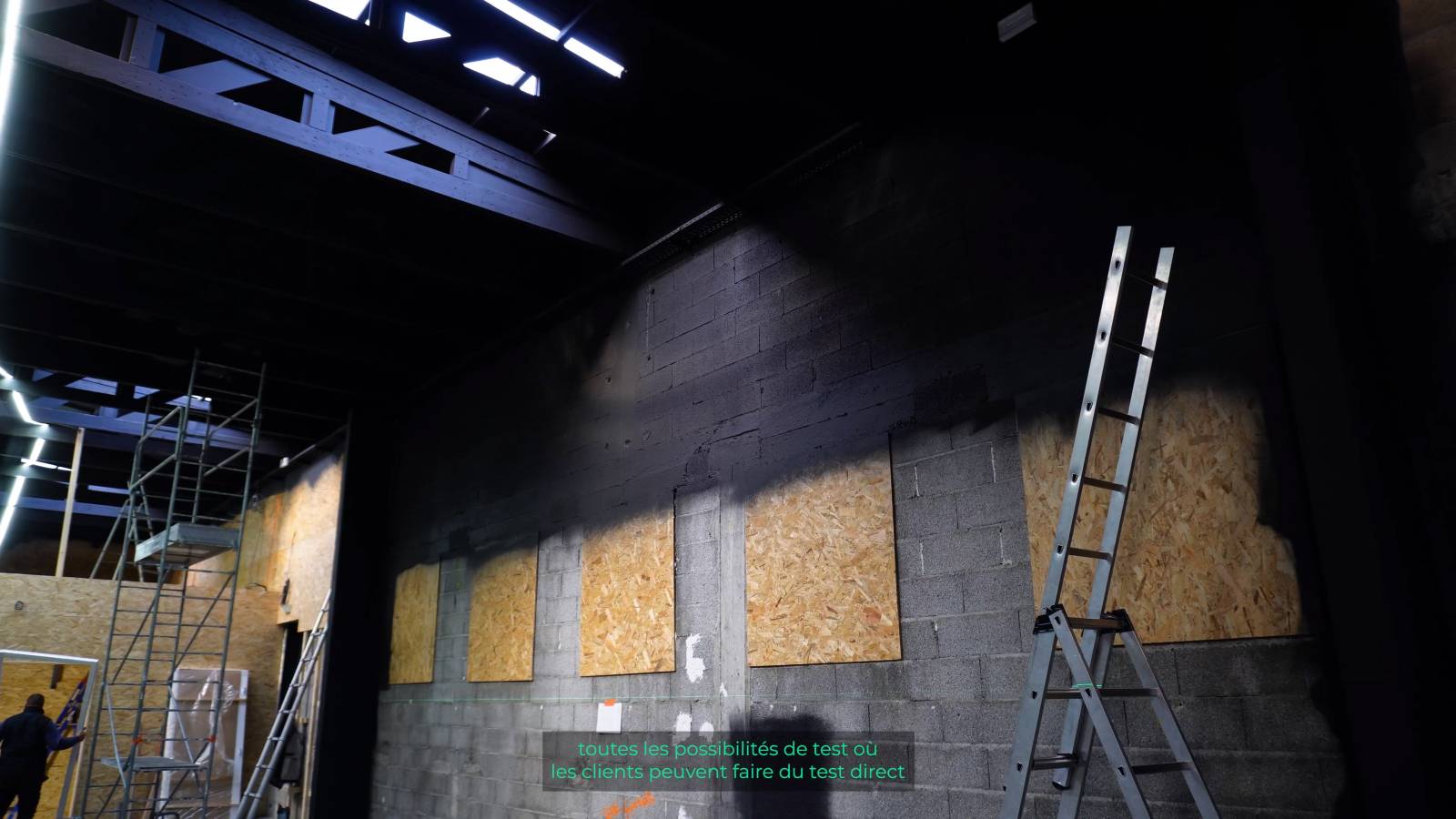 Installation écran led