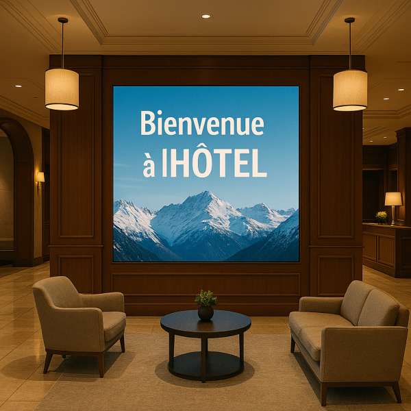 Installation d’écrans LED pour restaurants et hôtels à Marseille et en région PACA