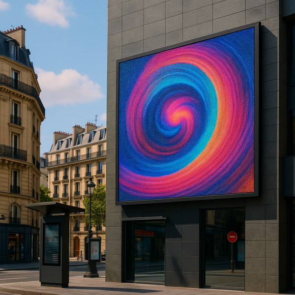 Écrans LED sur mesure à Paris avec nos écrans LED Phocea Media.