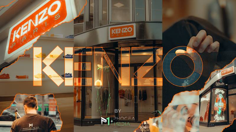 Projet écran LED transparent Kenzo